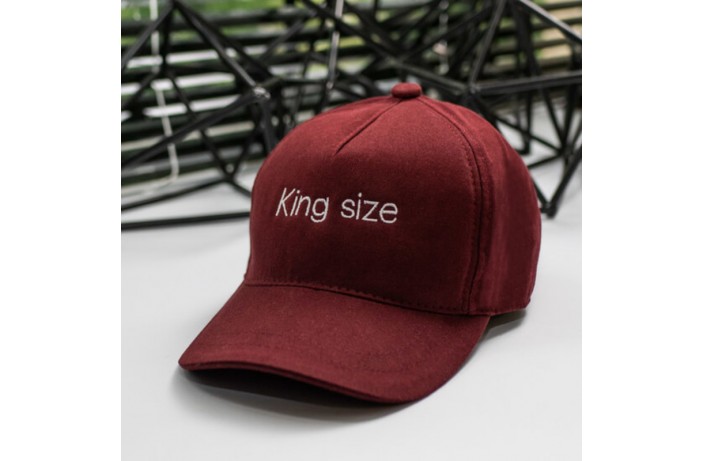 Кепка King size (бордовая)
