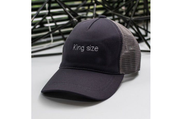 Кепка King size (антрацит)