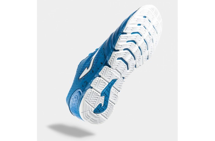 Обувь для зала (футзалки, бампы) голубая Joma LIGA 5