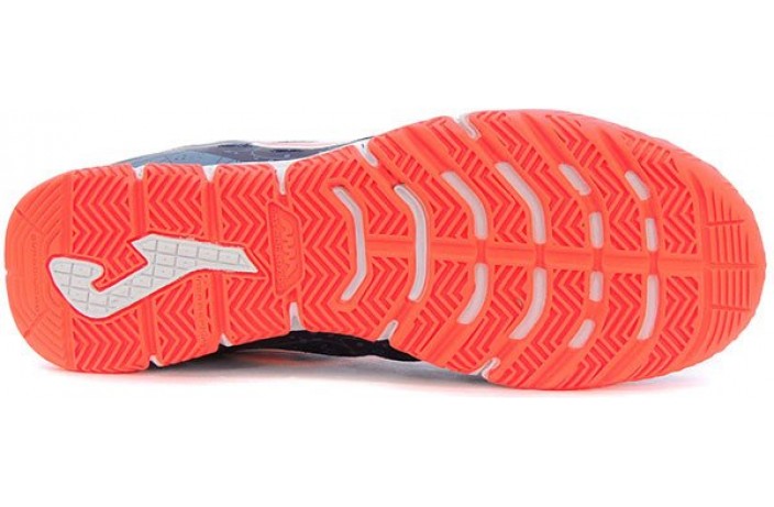 Обувь для зала (футзалки, бампы) сине-оранжевые Joma SUPER REGATE